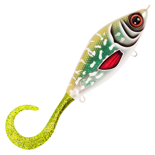 Strike Pro Guppie Jr jerkki Special Pike Pearl White