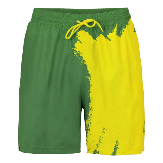 Färgskiftande Badshorts Grön/Gul - Small