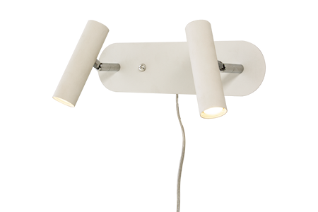 Artic Vägglampa Dubbel Vit IP20