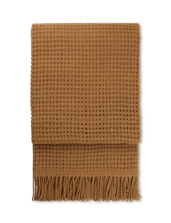 Basket Pläd Mörkbeige