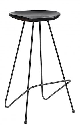 Barstol Trä 72 cm Svart