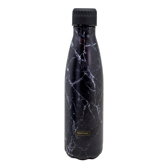 Termisk Flaska Marmor Svart - 500 ml