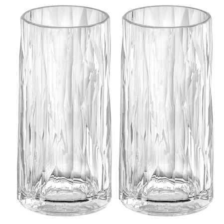 Club No. 8 Glas 30 cl 2-pack Crystal Clear