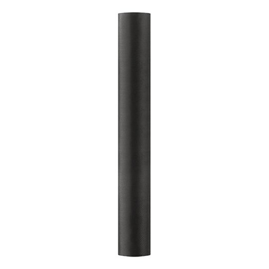 Satintyg på Rulle - Svart