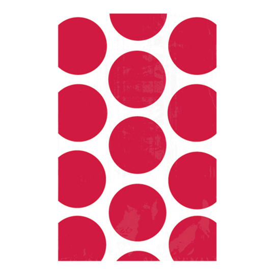 Kalaspåsar Polka Dot Äppelröda - 10-pack