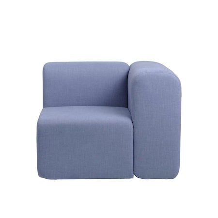 Lagoon Modul Vänster Hörn Light Blue