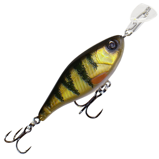 Headbanger Cranky Shad 6,4 cm wobbler Natural Perch