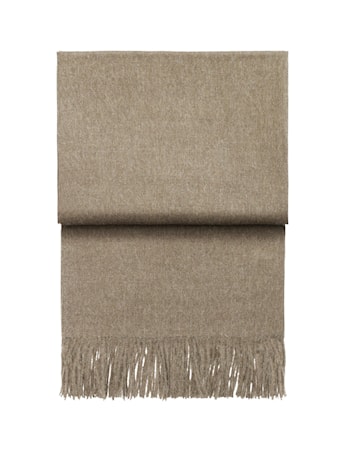 Luxury Pläd Alpackaull Mörk beige