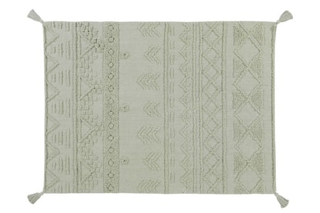 Tribu Matta Tvättbar 200x300 Oliv