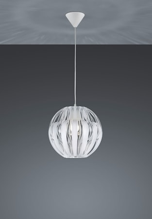 Pumpkin Taklampa 30 cm E27 Vit