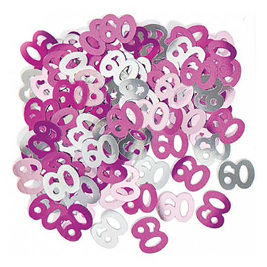 Konfetti Rosa/Silver 60 - 14 gram