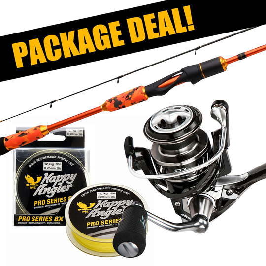 Patriot Fireball Xtreme Micro + Okuma ITX haspelset med flätlina