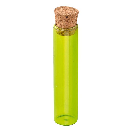Färgrör med Kork - Grön