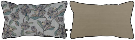 Atelier Kudde 50 x 30 cm Vitblommig/Sand