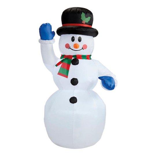 Gigantisk Uppblåsbar Snögubbe - 150 cm