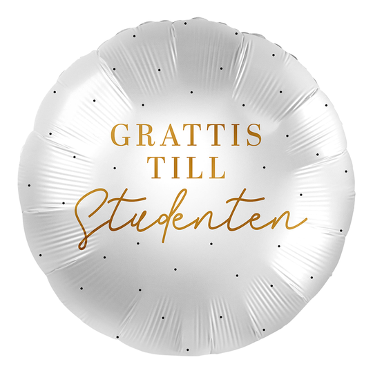 Folieballong Grattis till Studenten