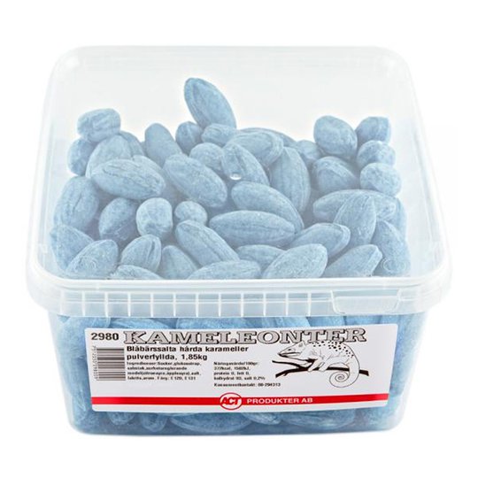 Kameleonter Blåbärssalta Storpack - 1,85 kg