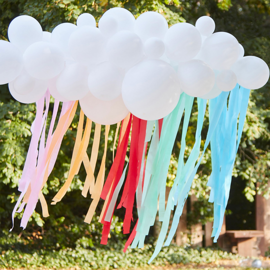 Ballonggirlang Moln med Streamers