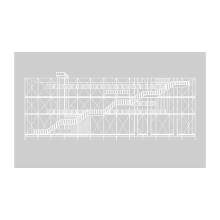 Pompidou Poster Grå