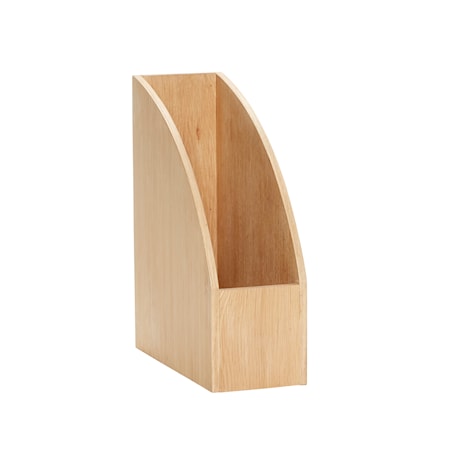 Magasinholder, egetræ, FSC, natur