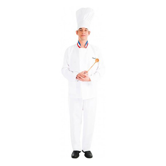 Italiensk Kock Maskeraddräkt - Large
