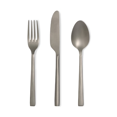 Frosted Bestickset Metall Set om 3