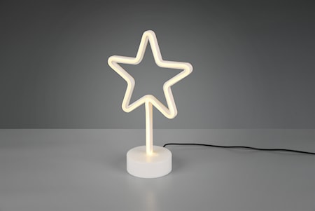 Star LED Bordslampa Vit