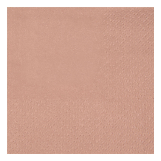 Kaffeservetter Roséguld - 25-pack