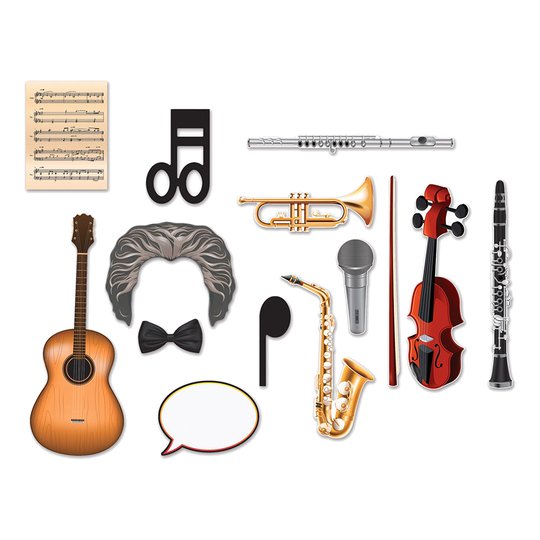 Musiker Foto Props - 14-pack