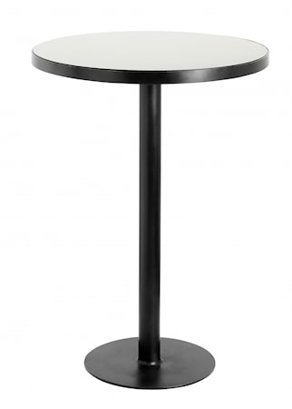 Höjt Cafébord Svart Järn Ø80 Cm