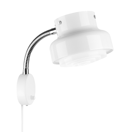 Bumling Vägglampa Vit