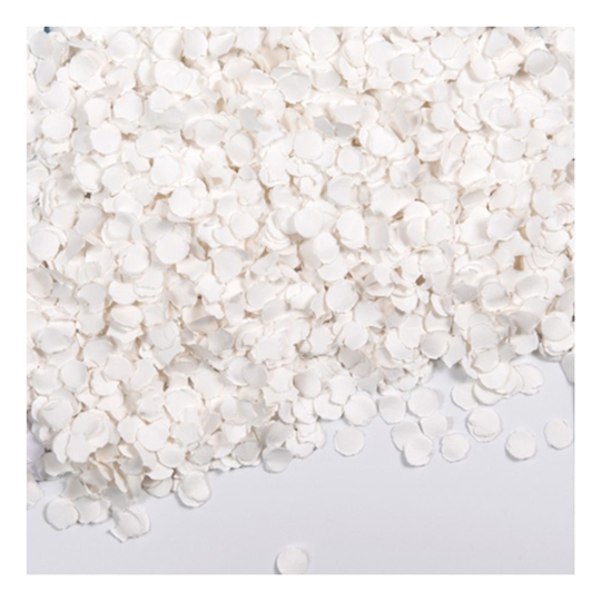 Papperskonfetti Vit - 100 gram