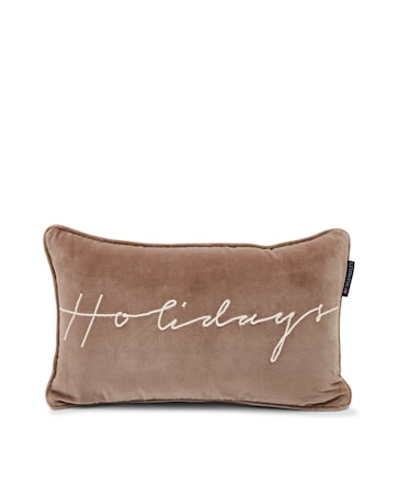 Holidays Kudde Cotton Velvet
