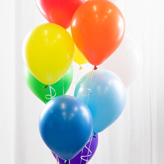 Ballonbukett Regnbåge