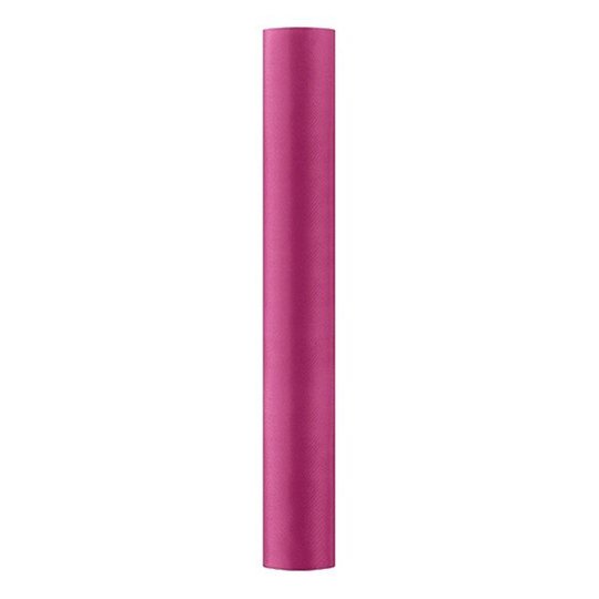Satintyg på Rulle - Fuschia