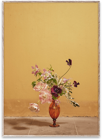 Blomst 02 / Ochra Poster 30x40 cm