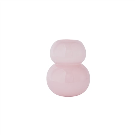 Lasi Vas Liten Rose
