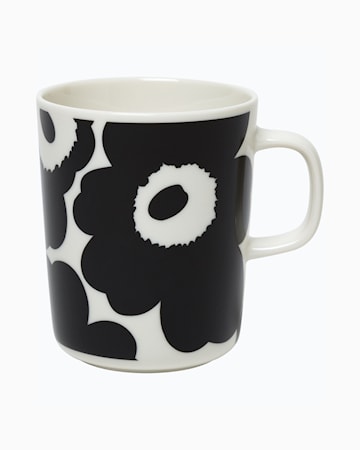 Oiva Unikko Mugg 2,5Dl Vit/Svart