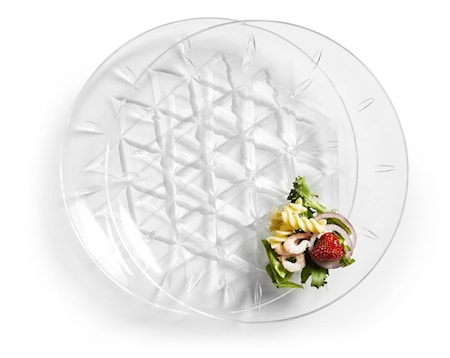 Picknick Tallrik Transparent 26cm 2-Pack