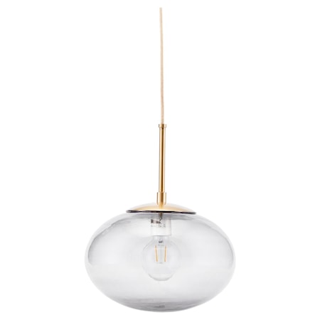 Taklampa Opal Ø22 cm - Grå