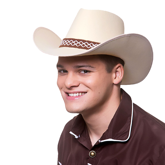 Beige Cowboyhatt - One size