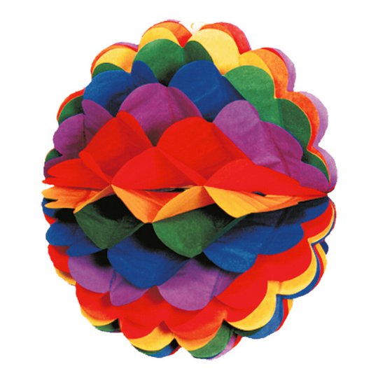 Honeycomb Boll Regnbåge - 1-pack