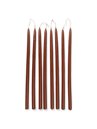 Spike Ljus Smala 28 cm 8-pack Rost
