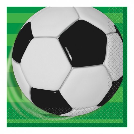 Servetter Fotboll - 16-pack