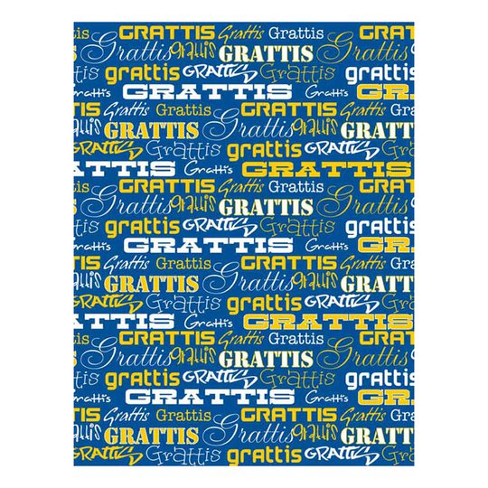 Presentpapper Grattis