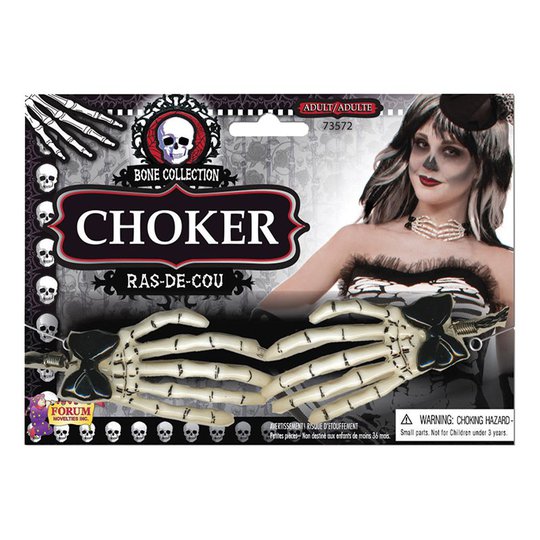 Skeletthänder Halsband