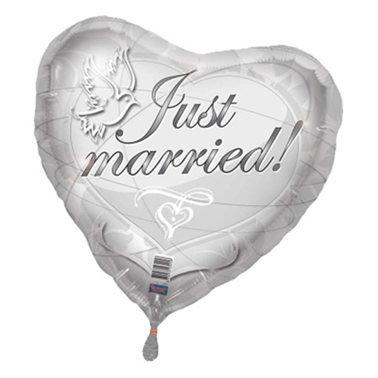 Folieballong Just Married