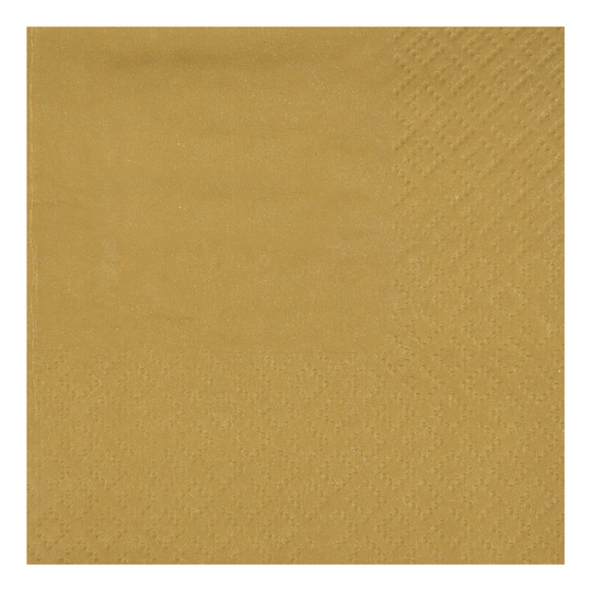 Kaffeservetter Guld - 25-pack