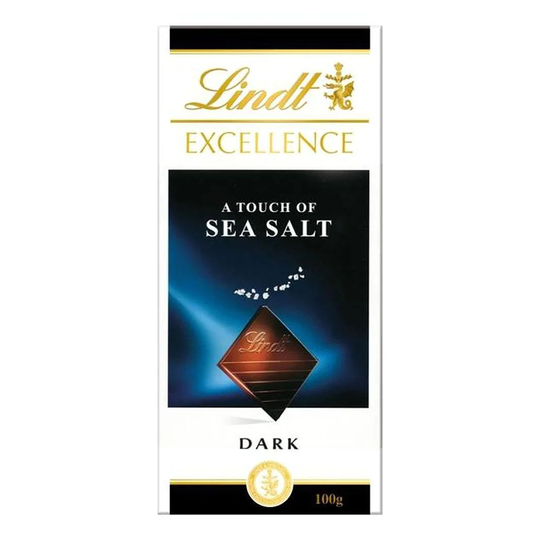 Lindt Excellence Touch of Sea Salt - 100 gram