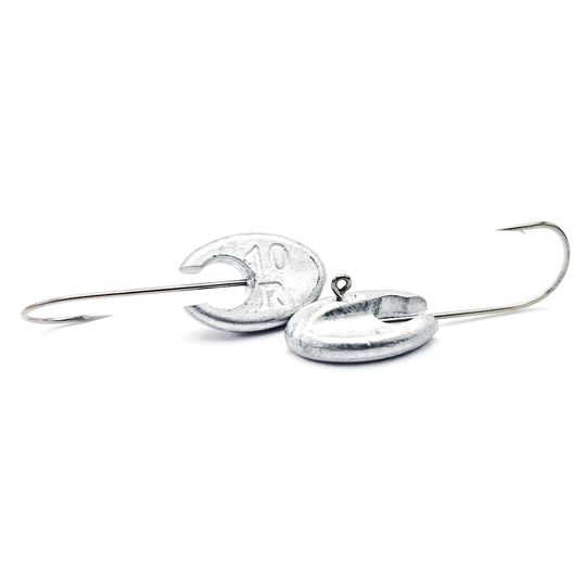 Ruthless Ice Jig Head pimpeljiggskalle 2 st/pkt 2/0 10g